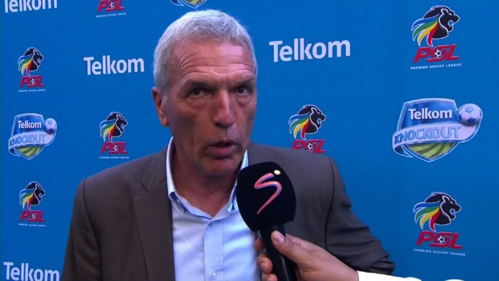 The confrontation between Ernst Middendorp and Pitso Mosimane