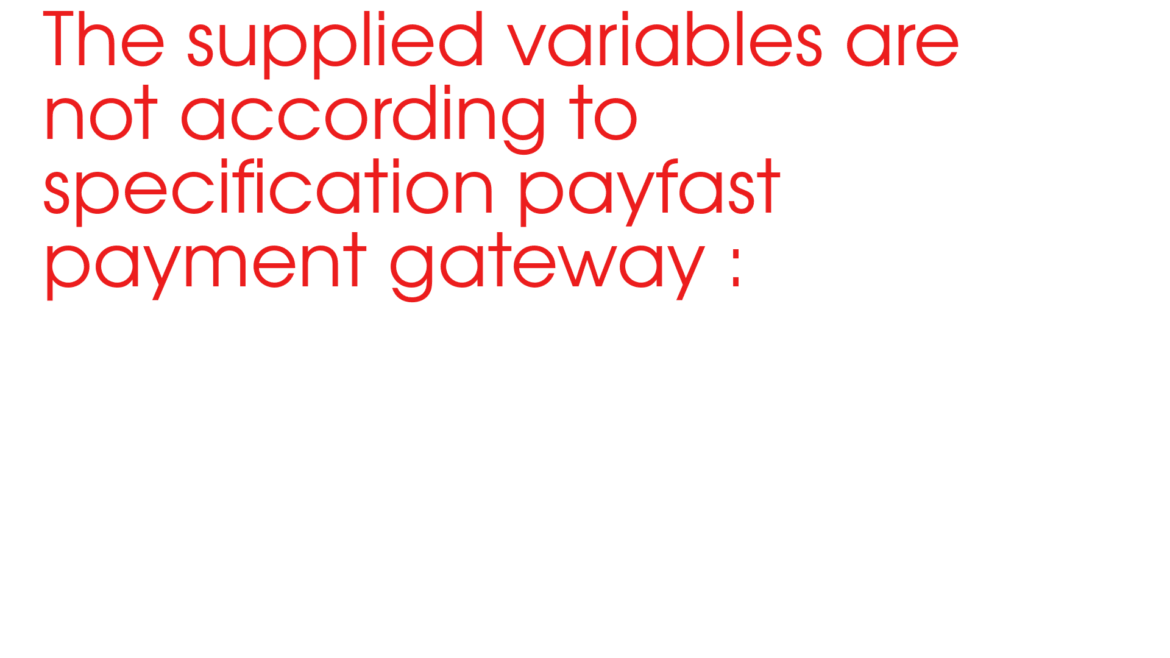 Merchant key is invalid