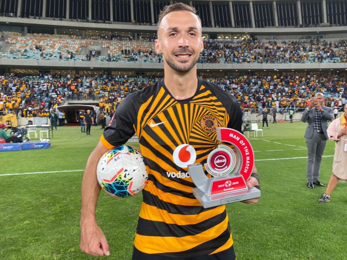 Samir Nukovic of Kaizer Chiefs caused trouble again after scoring a very beautiful goal which changed the dreams of many.