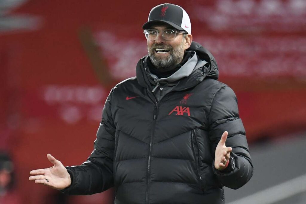 Liverpool manager Jurgen Klopp left in a shock