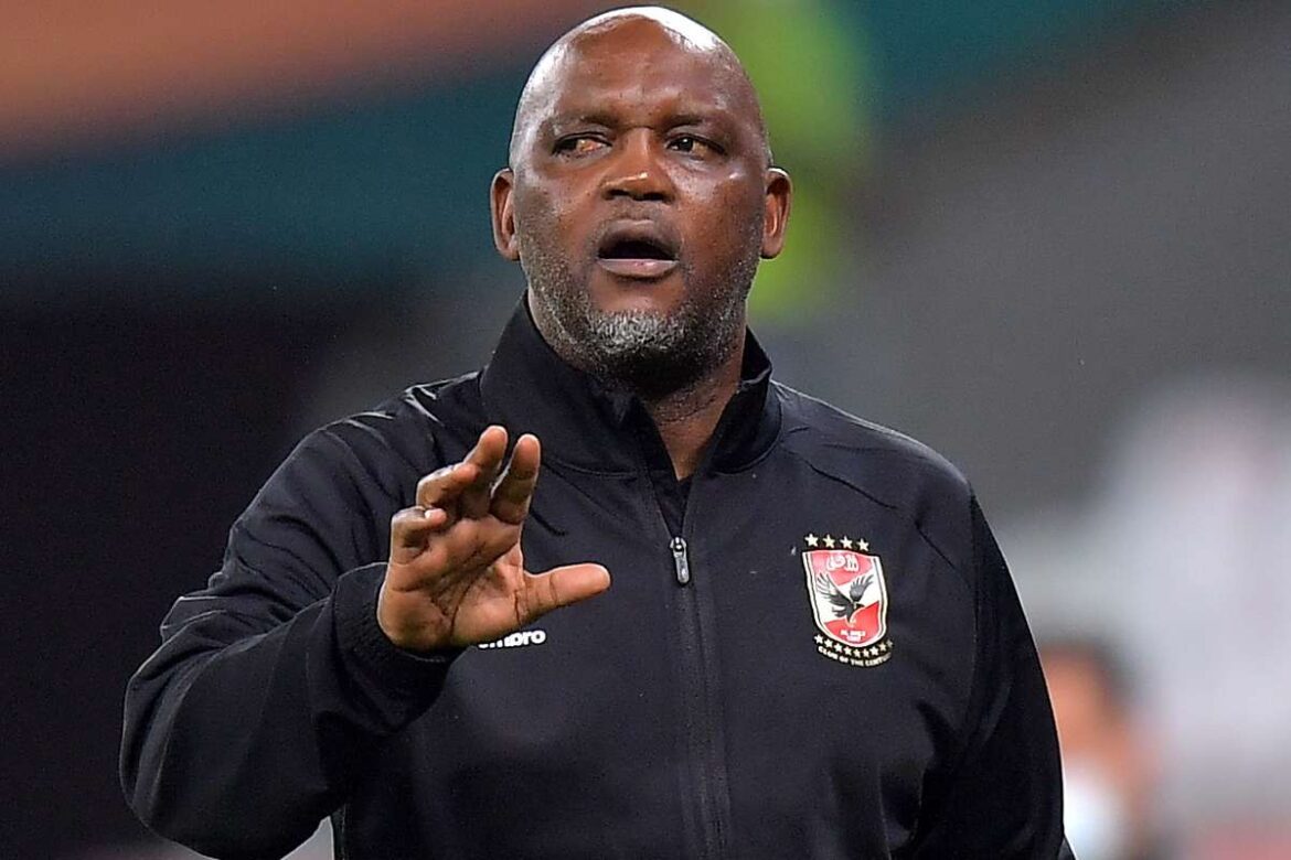 Pitso Mosimane warns his players. Yes his side is very powerful but Pitso is try to inform his players that in football anything can happen so they have to fight.