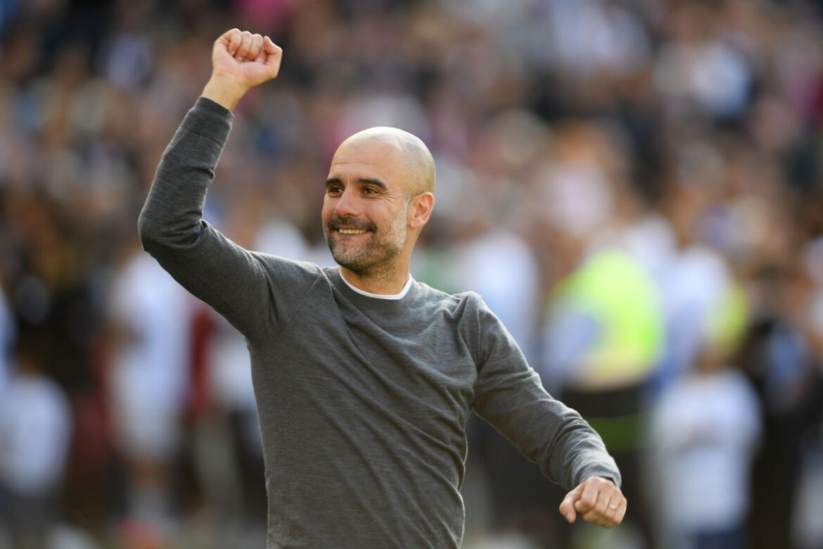 Manchester City were crowned Premier League champions