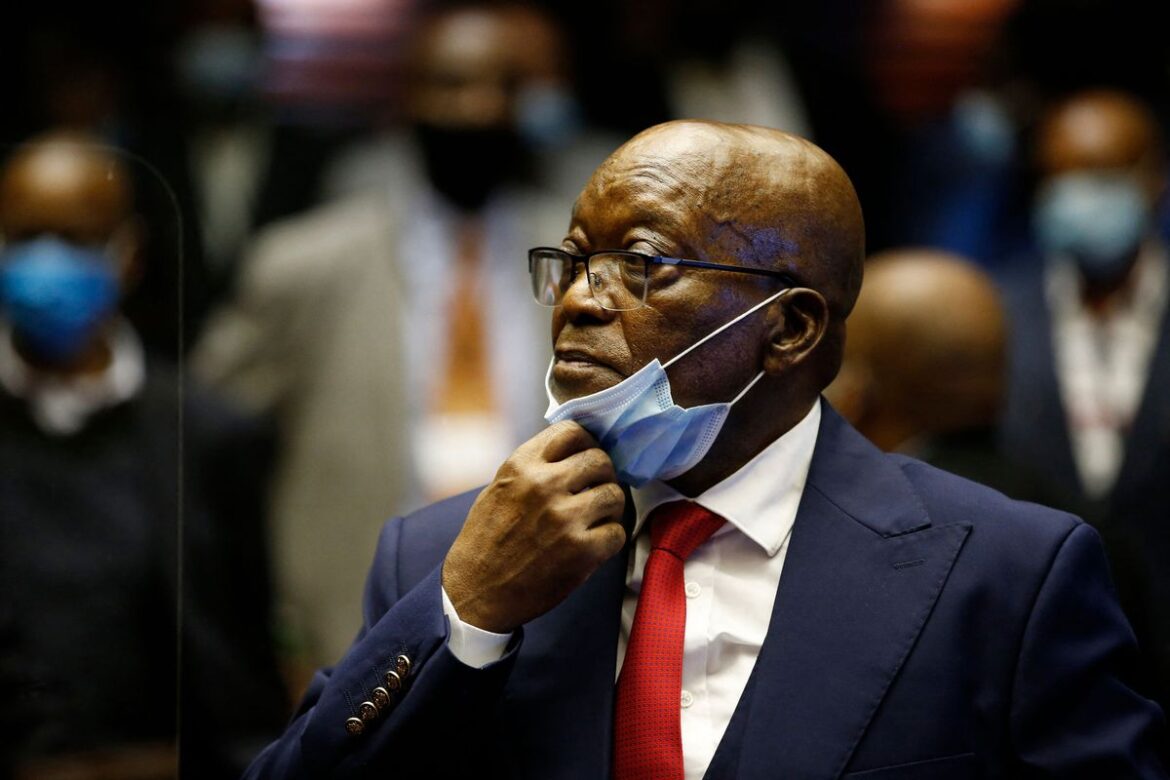 Zuma handed himself in to police on Wednesday to begin his jail term at a prison in KwaZulu-Natal