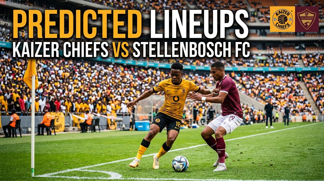 Kaizer Chiefs vs Stellenbosch FC: Predicted Lineups, Team News & Tactical Preview